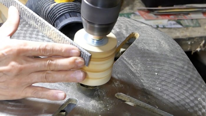 Как без токарки сделать ролики для ленточной шлифовальной машины