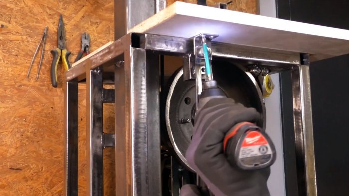 Как из старых барабанов и ступиц сделать мощный станок