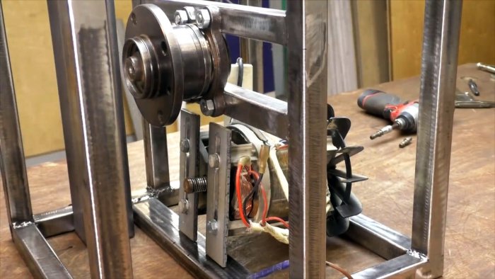 Как из старых барабанов и ступиц сделать мощный станок