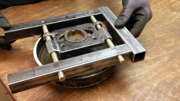 Как из старых барабанов и ступиц сделать мощный станок