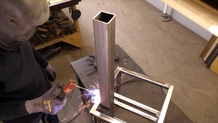 Как из старых барабанов и ступиц сделать мощный станок