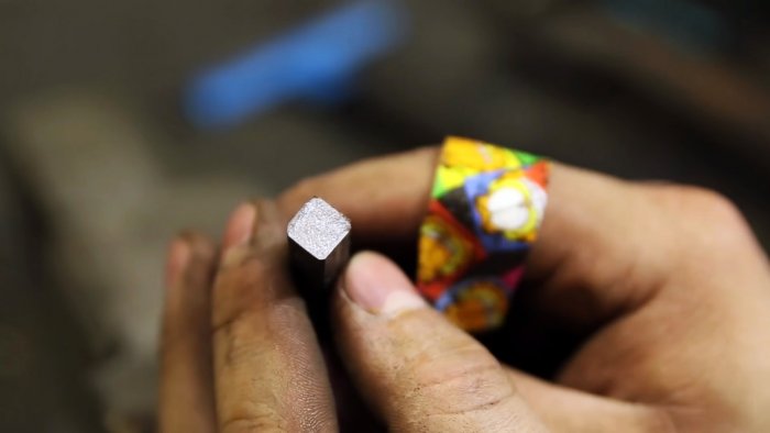 Старинный способ сделать из мягкой стали твердую