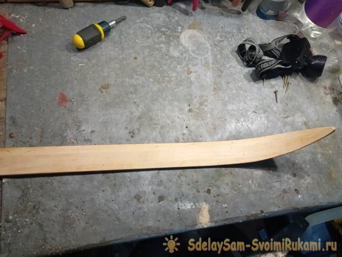 Как из старых лыж сделать настоящий лук