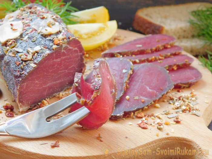 Как приготовить вяленую говядину в домашних условиях