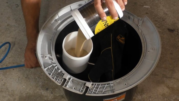 Из люка стиралки можно сделать полезную вещь для мастерской