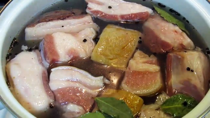 Невероятно быстрая засолка сала к вечернему столу уже будет готово