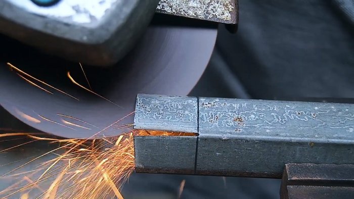 Соединения трех профильных труб без сварки под 90 градусов в угол