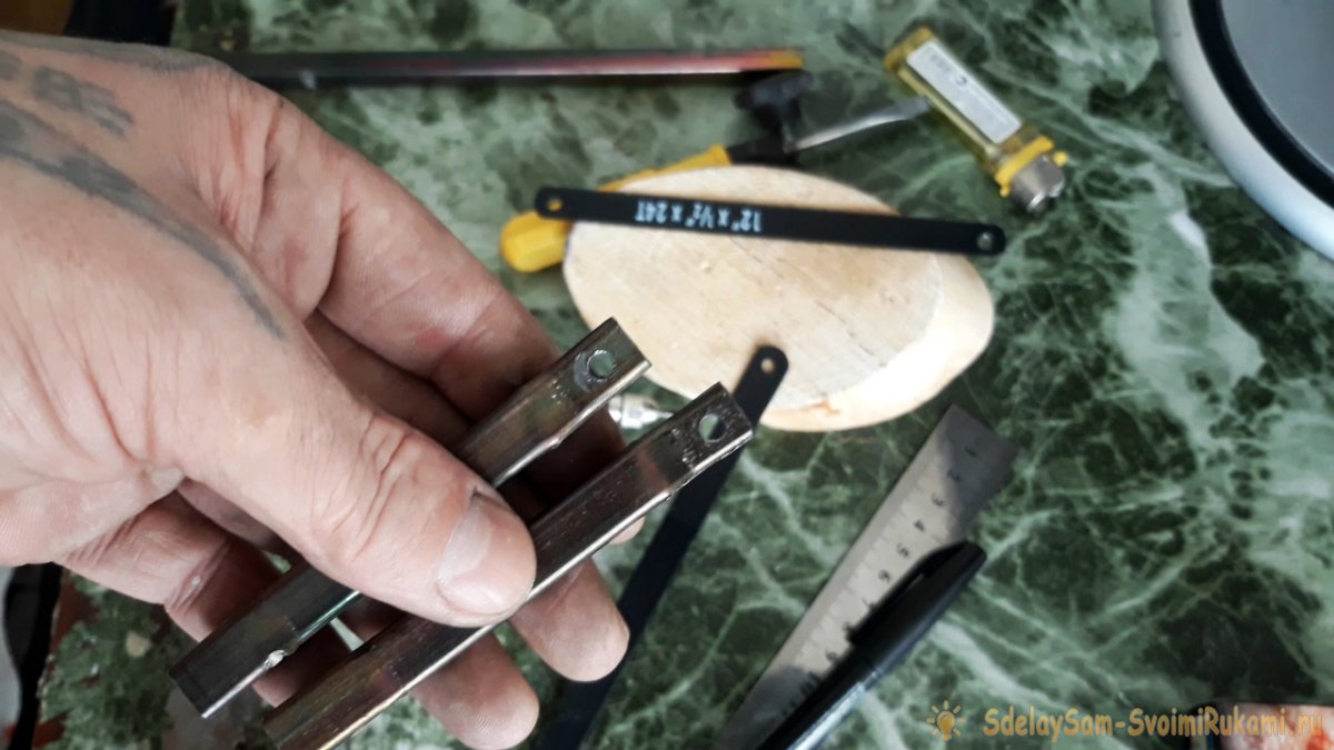 Как сделать мини ножовку по металлу для работы в труднодоступных местах