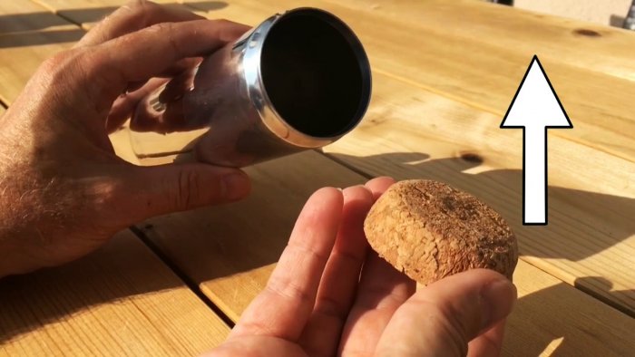 Как сделать большие пробки для алюминиевых банок из маленьких винных