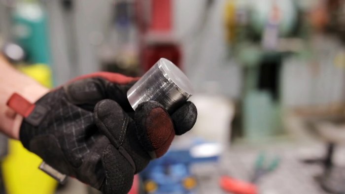 Как удалить шов внутри круглой трубы