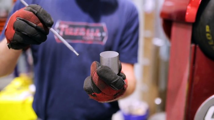 Как удалить шов внутри круглой трубы