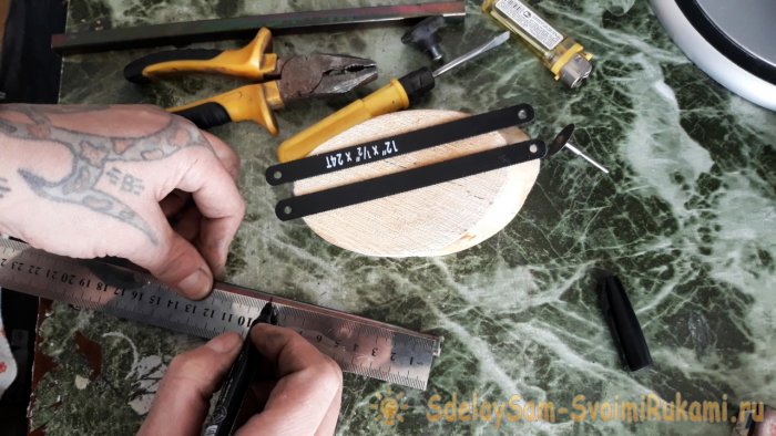 Как сделать мини ножовку по металлу для работы в труднодоступных местах