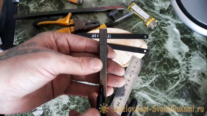 Как сделать мини ножовку по металлу для работы в труднодоступных местах
