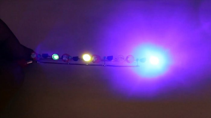 Как сделать простейшую хаотичную мигалку на любое количество светодиодов