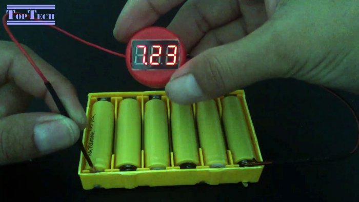 Как сделать вольтметр без питания