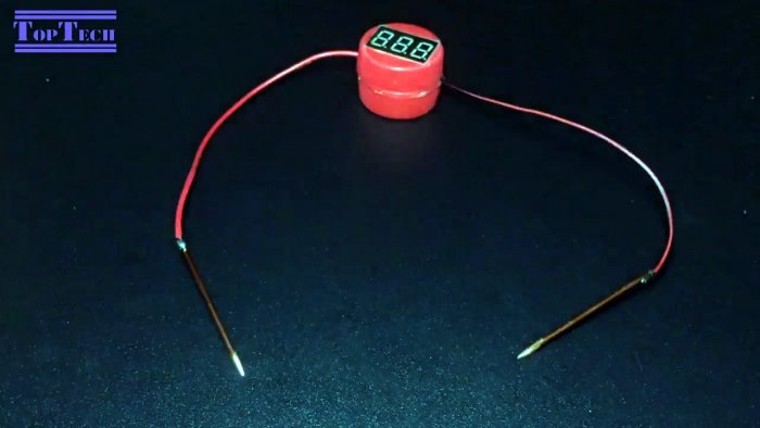 Как сделать вольтметр без питания