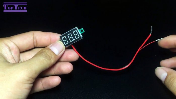 Как сделать вольтметр без питания