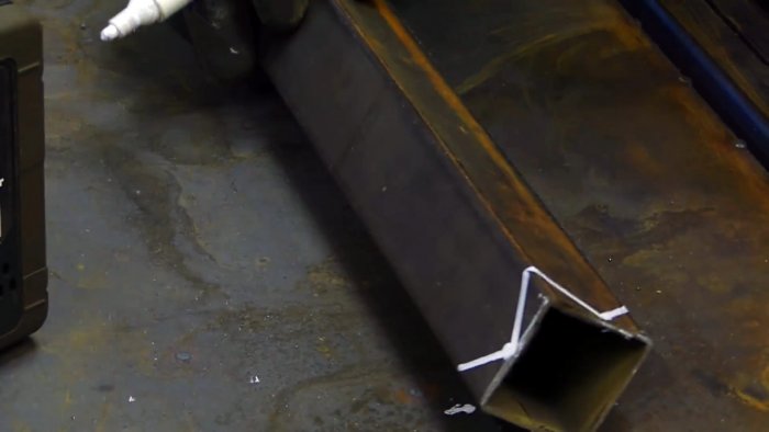 Учимся делать красивый торец на профильной трубе