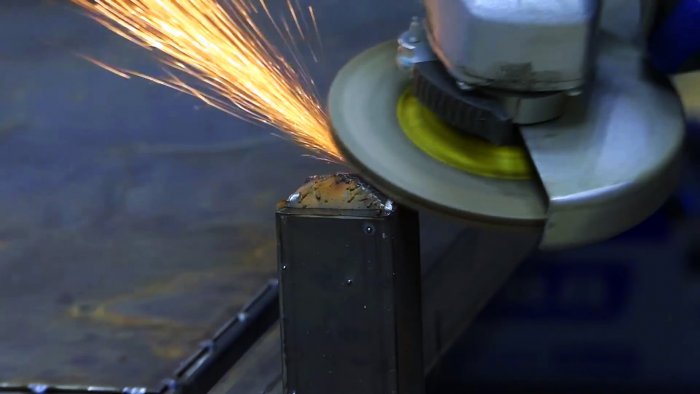 Учимся делать красивый торец на профильной трубе