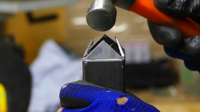 Учимся делать красивый торец на профильной трубе