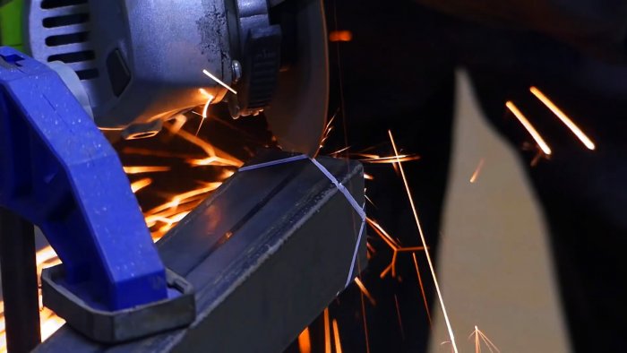 Учимся делать красивый торец на профильной трубе