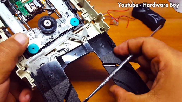 Как из DVD привода сделать электронный замок