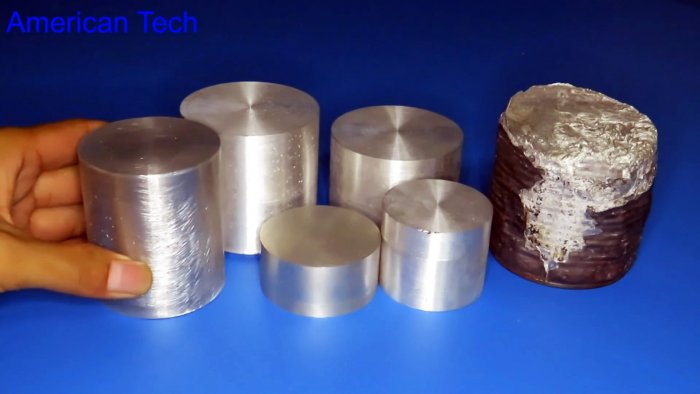 Как алюминиевые банки переплавить в слитки в домашних условиях