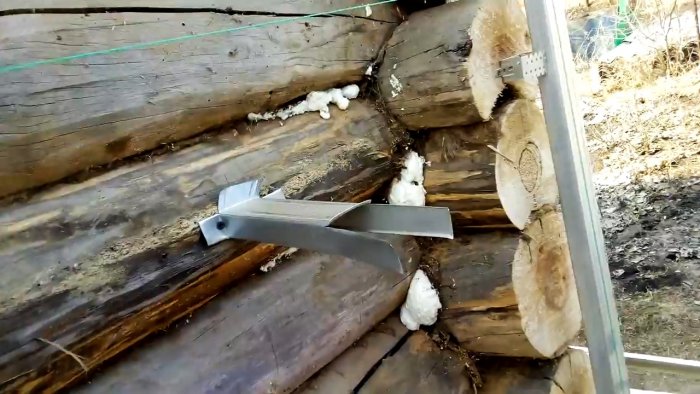 Как сделать надежный подвес для обшивки сруба сайдингом