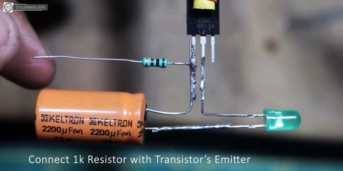 Как всего на одном транзисторе сделать мощный LED стробоскоп