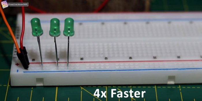 Как всего на одном транзисторе сделать мощный LED стробоскоп