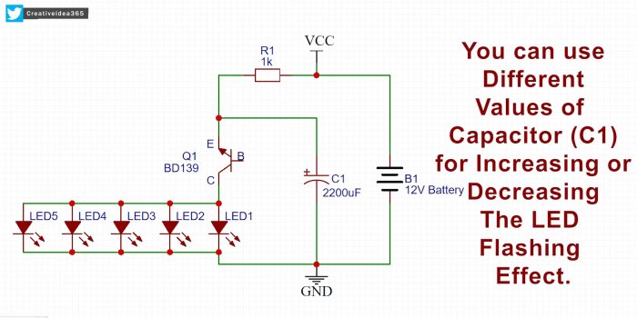 Как всего на одном транзисторе сделать мощный LED стробоскоп