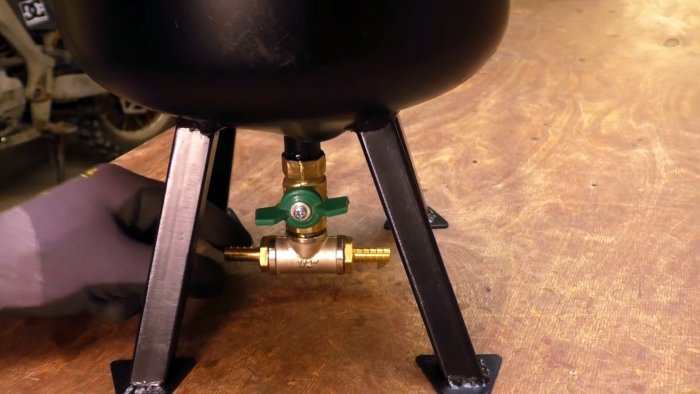 Пескоструйная установка из авто свечи и небольшого газового баллона