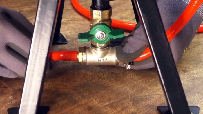 Пескоструйная установка из авто свечи и небольшого газового баллона