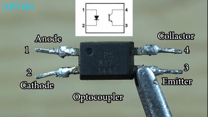 2 мигалки из старой зарядки от телефона