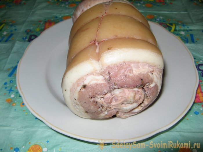 Новичкам в мясных деликатесах как приготовить рулет из свиной грудинки