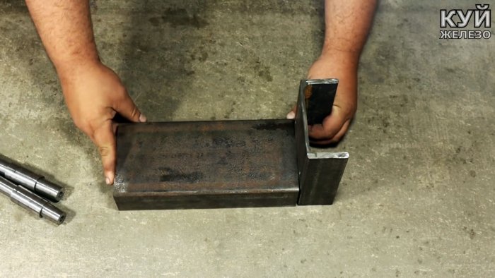 Как из домкрата сделать мощнейшие тиски - пресс