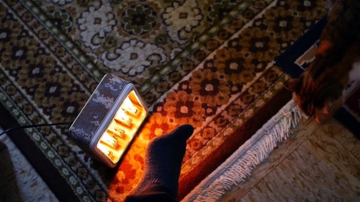 Как сделать компактный инфракрасный обогреватель