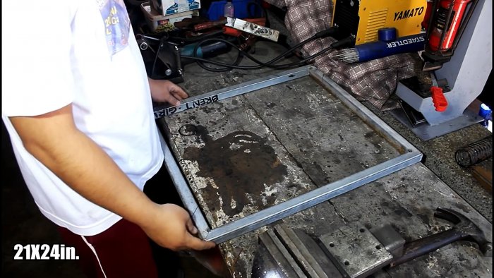 Как сделать вибросито с двигателем от стиралки для отсева песка