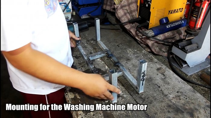 Как сделать вибросито с двигателем от стиралки для отсева песка