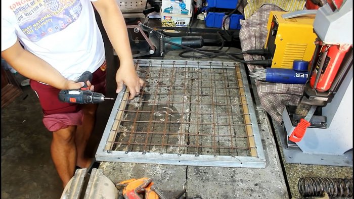 Как сделать вибросито с двигателем от стиралки для отсева песка