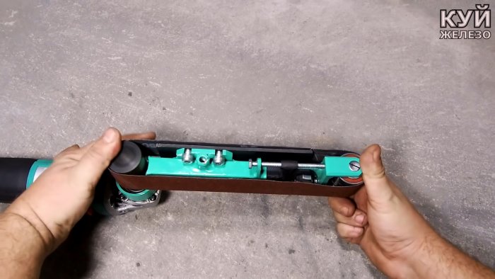 Электронапильник-гриндер из болгарки своими руками