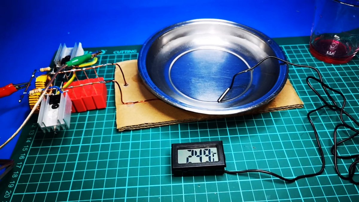 Как сделать простую индукционную плиту на двух транзисторах