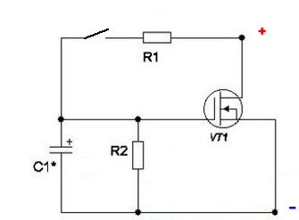 Схема плавного пуска и остановки для нагрузок постоянного тока