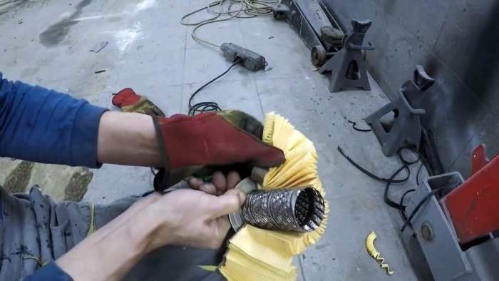 Как из масляного фильтра сделать обогреватель в палатку