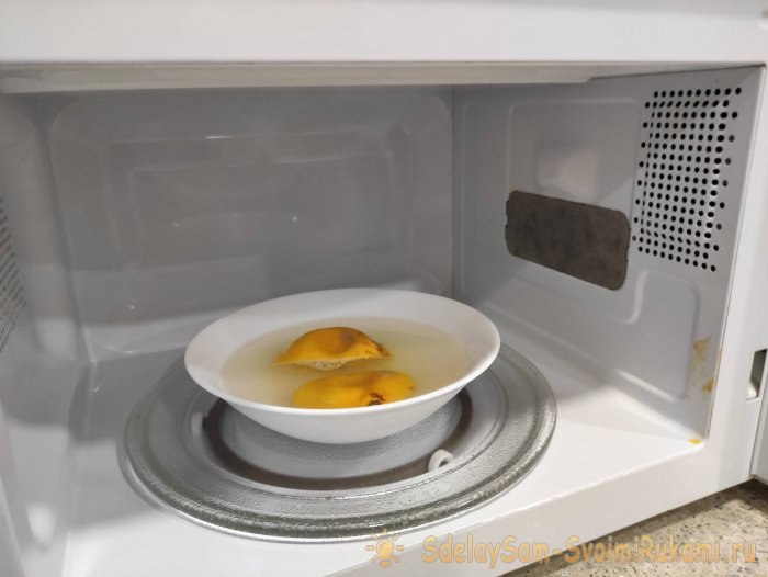 Классический лайфхак как удалить все запахи и очистить микроволновку