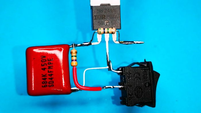 Схема плавного пуска и остановки для нагрузок постоянного тока