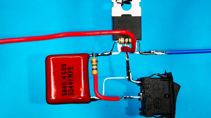 Схема плавного пуска и остановки для нагрузок постоянного тока