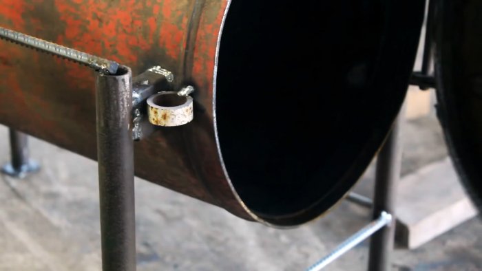 Как сделать несложную печь для гаража из газового баллона