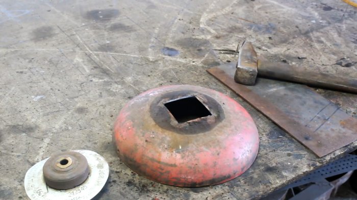 Как сделать несложную печь для гаража из газового баллона