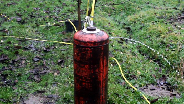 Как сделать несложную печь для гаража из газового баллона